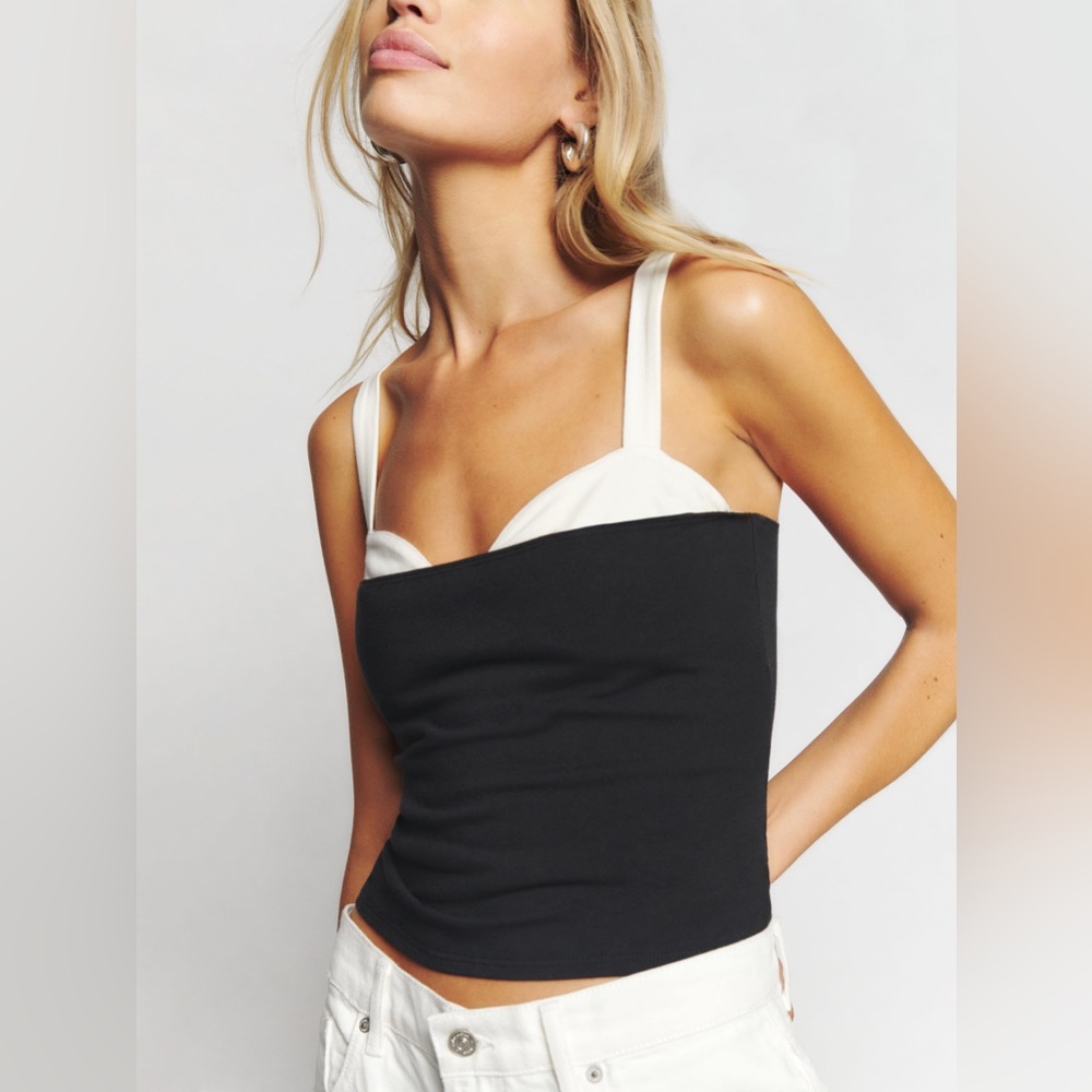 NWT Reformation Harlan Knit Top